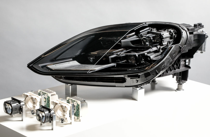 Lighting technology at the highest level: HELLA and Porsche launch world's first SSL/HD matrix headlamp